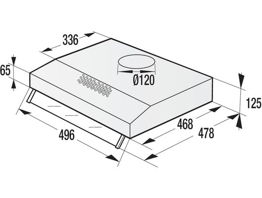 Вытяжка GORENJE WHU529EW/M